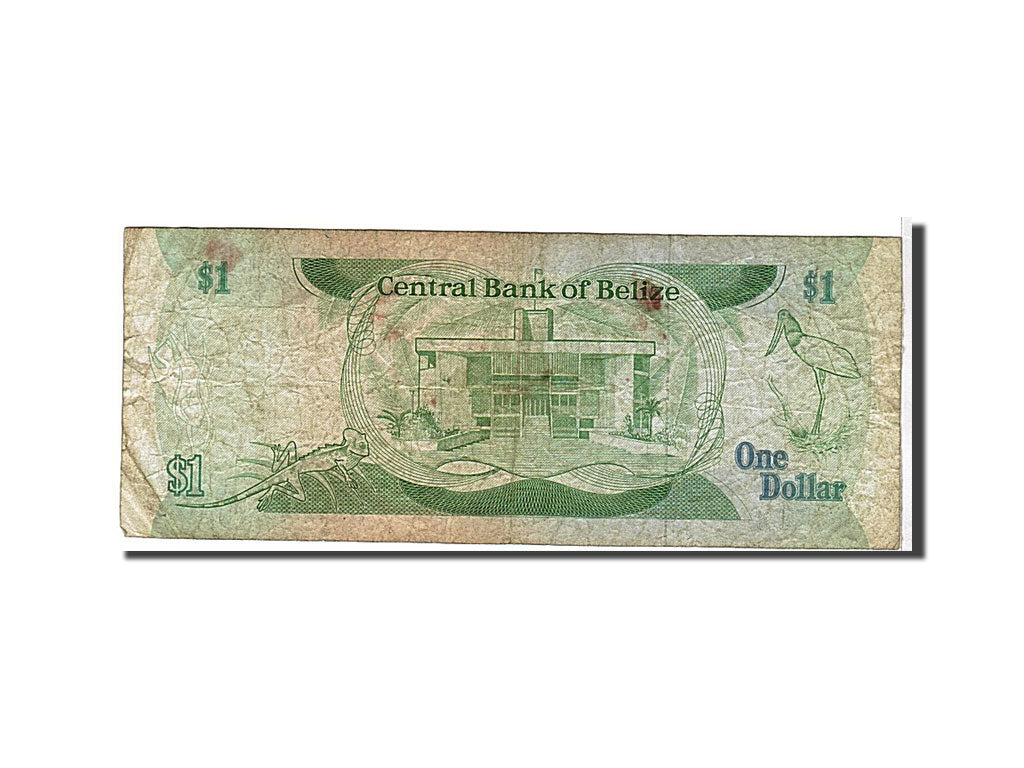 Belize, 1 Dollar, 1987, KM #46c, VG(8-10), A12485504