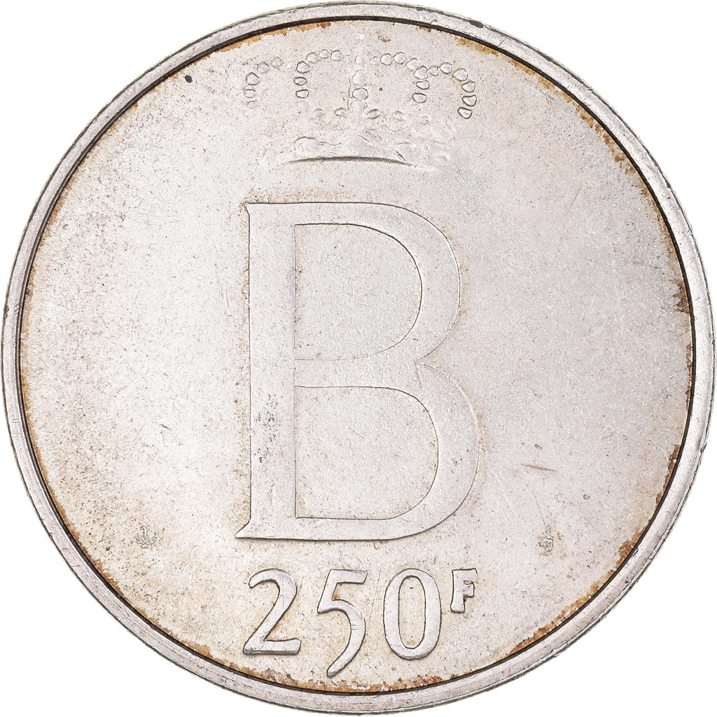 Coin, Belgium, 250 Francs, 250 Frank, 1976, Brussels, AU(50-53), Silver