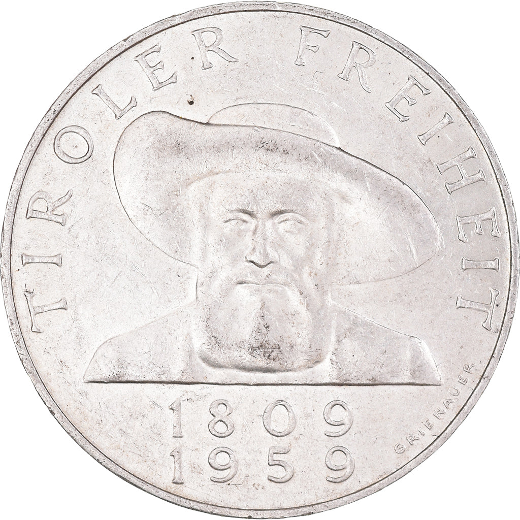 Moneta, Austria, 50 Schilling, 1959, SPL-, Argento, KM:2888