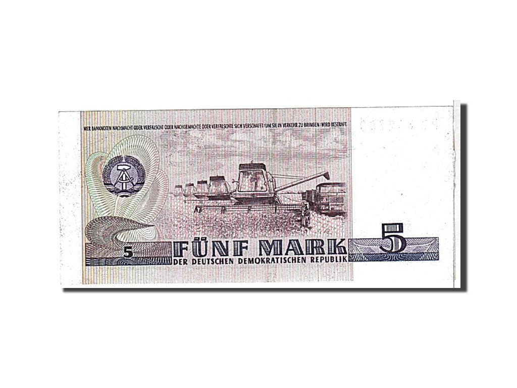 Banknote, Germany - Democratic Republic, 5 Mark, 1975, UNC(63)