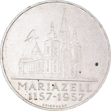 Coin, Austria, 25 Schilling, 1957, AU(50-53), Silver, KM:2883