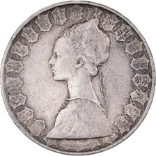 Moneda, Italia, 500 Lire, 1959, Rome, MBC+, Plata, KM:98