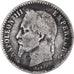 Moneda, Francia, Napoleon III, Napoléon III, 50 Centimes, 1866, Paris, BC+