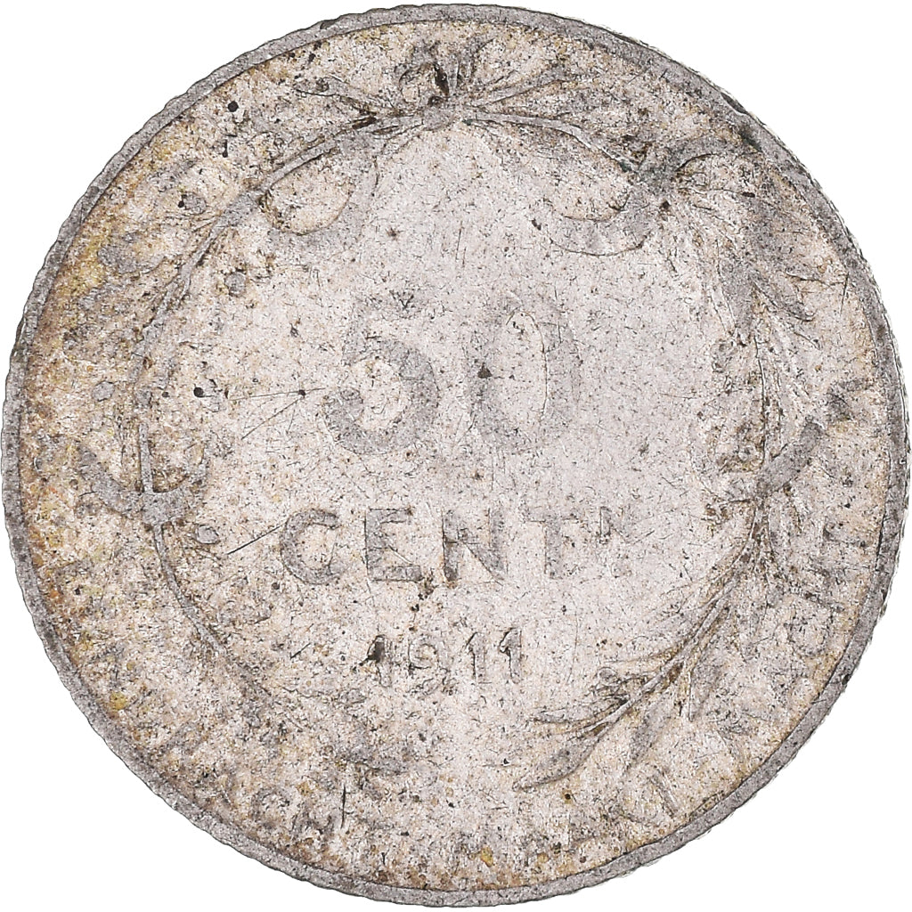 Moneta, Belgia, 50 Centimes, 1911, EF(40-45), Srebro, KM:71