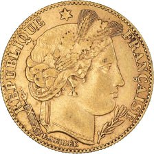 Coin, France, Cérès, 10 Francs, 1899, Paris, AU(50-53), Gold, KM:830