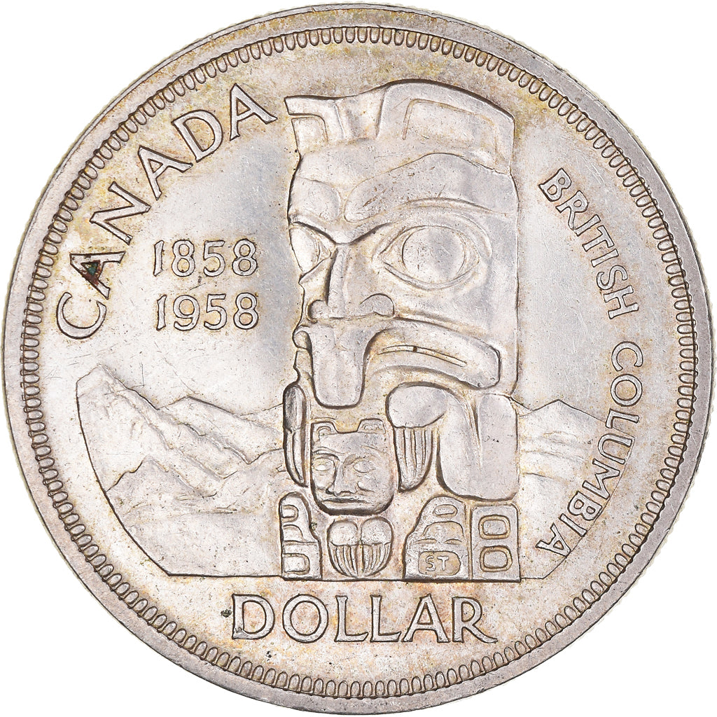Coin, Canada, Elizabeth II, Dollar, 1958, Royal Canadian Mint, Ottawa