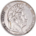 Coin, France, Louis-Philippe, 5 Francs, 1844, Strasbourg, VF(30-35), Silver