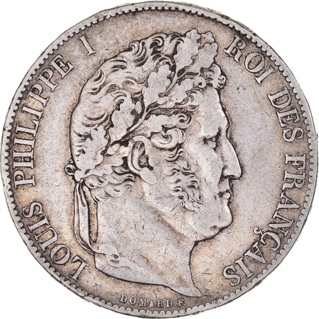Münze, Frankreich, Louis-Philippe, 5 Francs, 1848, Paris, SS, Silber, KM:749.1