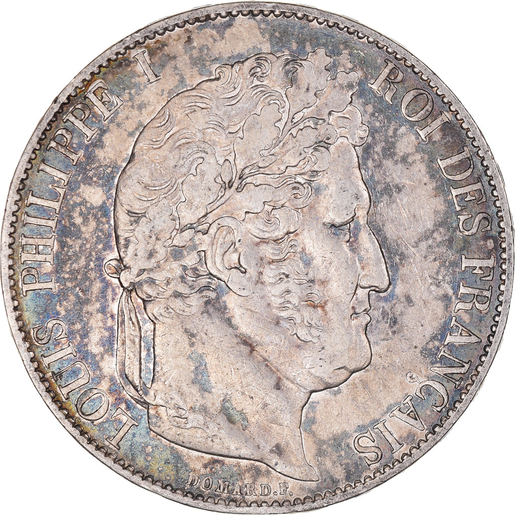 Munten, Frankrijk, Louis-Philippe, 5 Francs, 1847, Paris, ZF, Zilver, KM:749.1