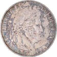Moneta, Francia, Louis-Philippe, 5 Francs, 1847, Paris, BB, Argento, KM:749.1