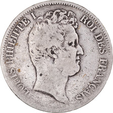 Coin, France, Louis-Philippe, 5 Francs, 1831, Bordeaux, VF(20-25), Silver