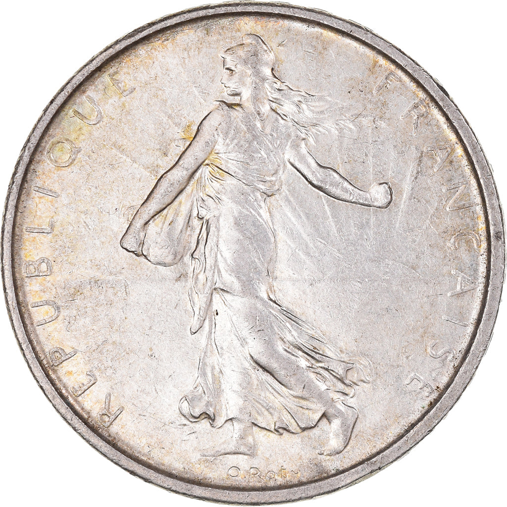 Moneda, Francia, Semeuse, 5 Francs, 1962, EBC, Plata, KM:926, Gadoury:770