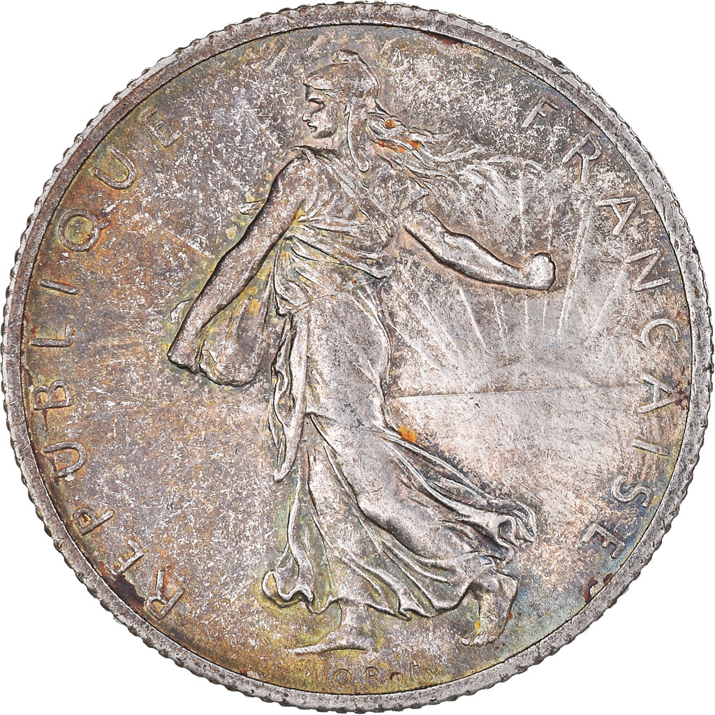 Coin, France, Semeuse, 2 Francs, 1914, Paris, AU(55-58), Silver, KM:845.1