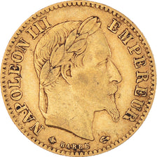 Coin, France, Napoleon III, 10 Francs, 1868, Paris, VF(30-35), Gold, KM:800.1