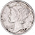 Moneda, Estados Unidos, Mercury, Dime, 1942, Philadelphia, MBC, Plata, KM:140