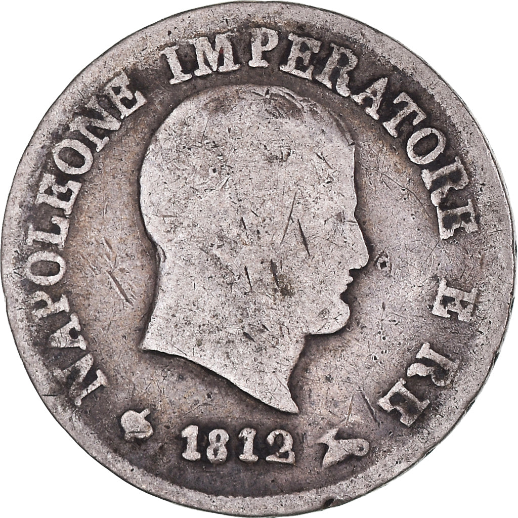 Coin, ITALIAN STATES, KINGDOM OF NAPOLEON, Napoleon I, 10 Soldi, 1812, Milan