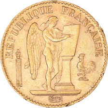 Munten, Frankrijk, Génie, 20 Francs, 1894, Paris, ZF+, Goud, KM:825