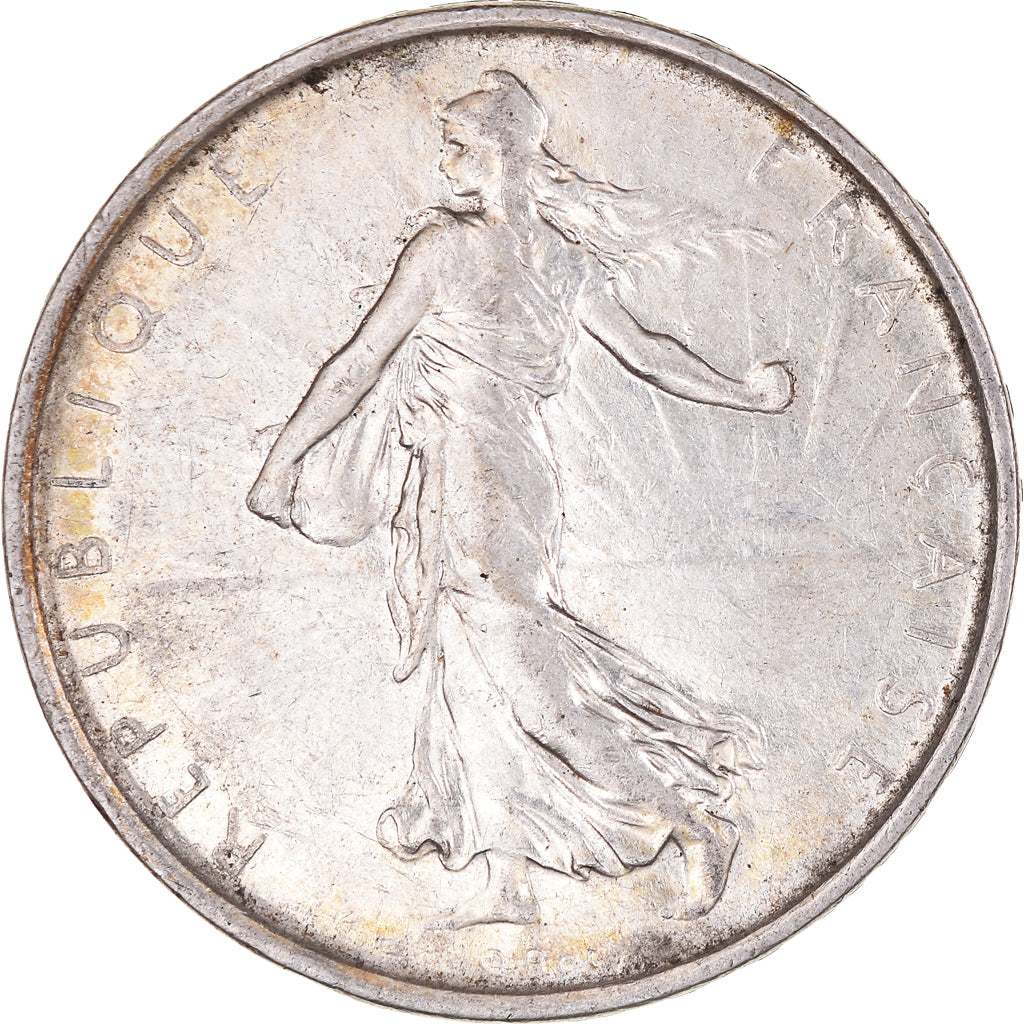Coin, France, Semeuse, 5 Francs, 1968, Paris, AU(55-58), Silver, KM:926