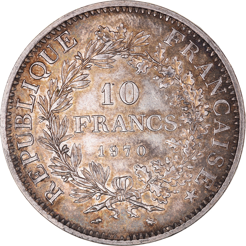 Coin, France, Hercule, 10 Francs, 1970, Paris, MS(60-62), Silver, KM:932