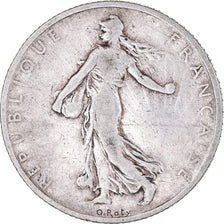 Moneta, Francja, Semeuse, 2 Francs, 1902, Paris, VF(30-35), Srebro, KM:845.1