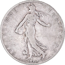 Moneta, Francia, Semeuse, 2 Francs, 1902, Paris, MB+, Argento, KM:845.1