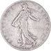 Moeda, França, Semeuse, 2 Francs, 1902, Paris, VF(30-35), Prata, KM:845.1