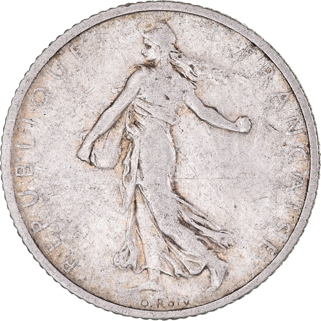 Moneta, Francia, Semeuse, Franc, 1905, Paris, MB+, Argento, KM:844.1