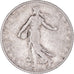 Moneta, Francia, Semeuse, Franc, 1906, Paris, MB+, Argento, KM:844.1