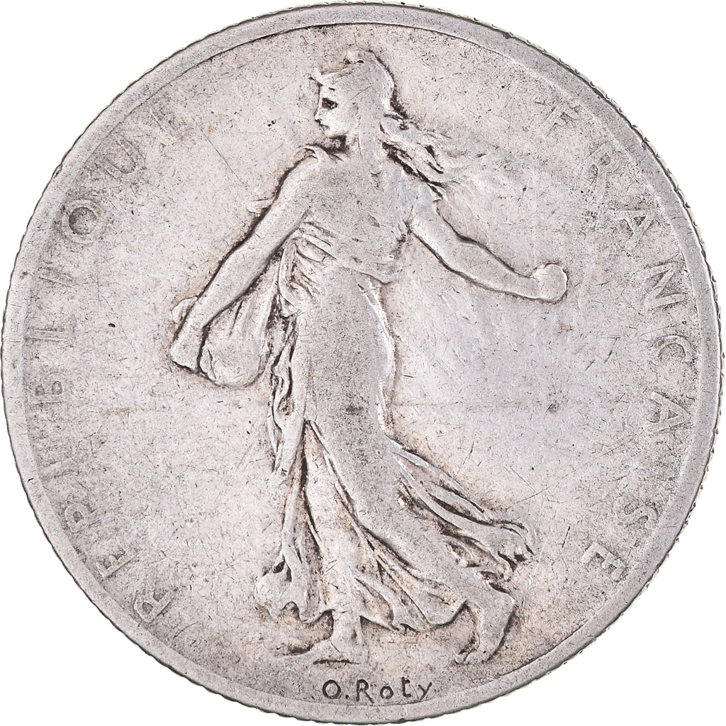 Moneta, Francia, Semeuse, 2 Francs, 1900, Paris, MB+, Argento, KM:845.1