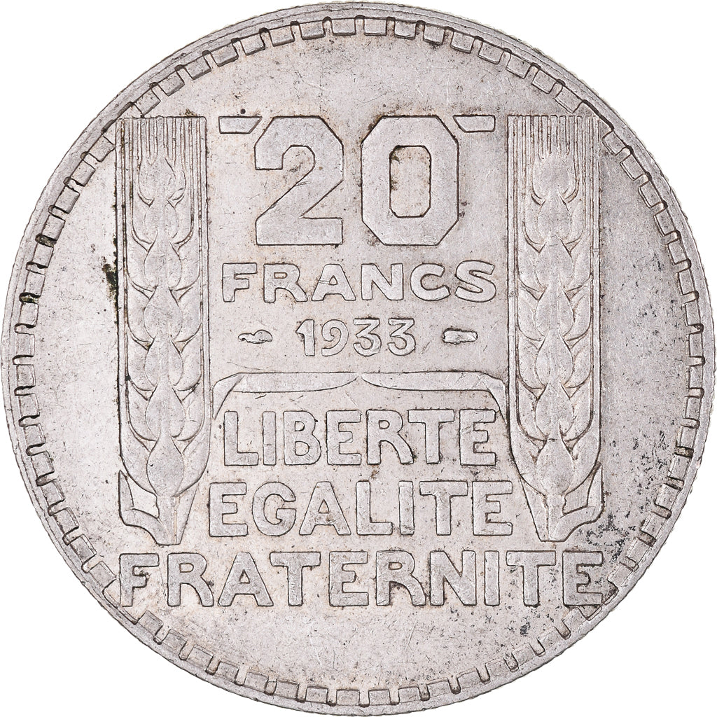 Coin, France, Turin, 20 Francs, 1933, Paris, AU(55-58), Silver, KM:879