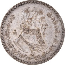 Coin, Mexico, Peso, 1966, Mexico City, EF(40-45), Silver, KM:459
