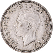 Coin, Great Britain, George VI, Shilling, 1941, AU(50-53), Silver, KM:853