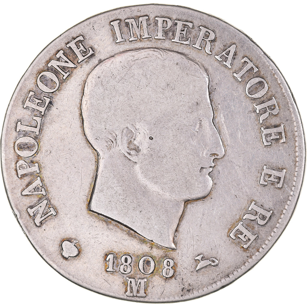 Münze, Italien Staaten, KINGDOM OF NAPOLEON, Napoleon I, 5 Lire, 1808, Milan