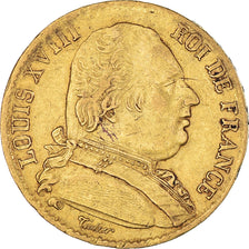 Moneta, Francja, Louis XVIII, Louis XVIII, 20 Francs, 1815, Lille, AU(50-53)