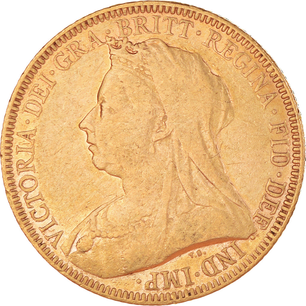 Monnaie, Grande-Bretagne, Victoria, Sovereign, 1893, TTB, Or, KM:785