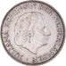 Coin, Netherlands, Juliana, 2-1/2 Gulden, 1961, EF(40-45), Silver, KM:185