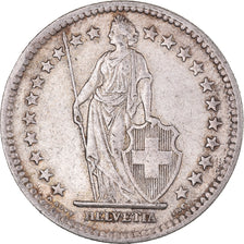 Coin, Switzerland, 2 Francs, 1946, Bern, EF(40-45), Silver, KM:21