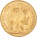 Coin, France, Marianne, 10 Francs, 1900, Paris, EF(40-45), Gold, KM:846
