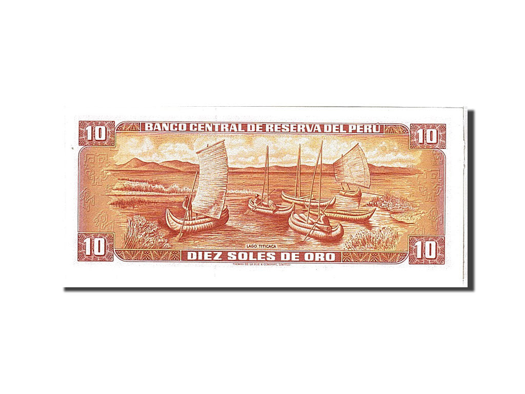 Banknote, Peru, 10 Soles De Oro, 1976, KM:112, UNC(65-70)