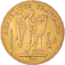 Moneta, Francja, Génie, 20 Francs, 1848, Paris, EF(40-45), Złoto, KM:757
