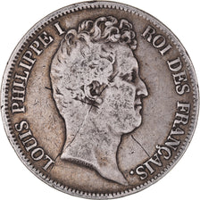 Monnaie, France, Louis-Philippe, 5 Francs, 1831, Rouen, TB+, Argent