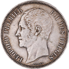 Monnaie, Belgique, Leopold I, 5 Francs, 5 Frank, 1865, TTB, Argent, KM:17