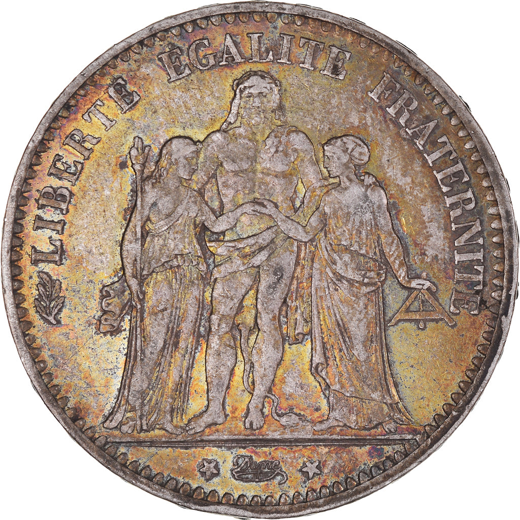 Coin, France, Hercule, 5 Francs, 1874, Paris, AU(50-53), Silver, KM:820.1