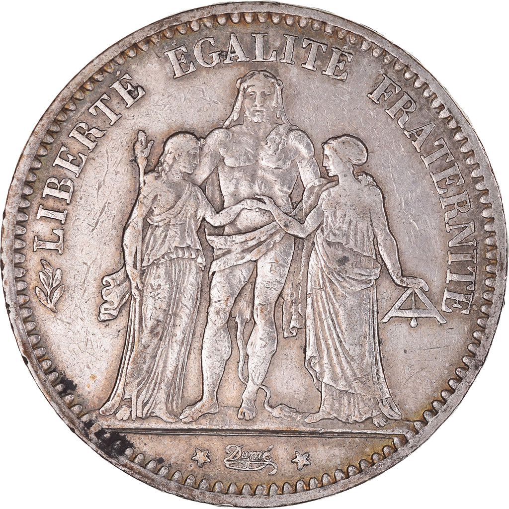Monnaie, France, Hercule, 5 Francs, 1876, Paris, TTB, Argent, KM:820.1