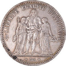 Monnaie, France, Hercule, 5 Francs, 1876, Paris, TTB, Argent, KM:820.1