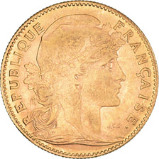 Coin, France, Marianne, 10 Francs, 1911, Paris, AU(50-53), Gold, KM:846