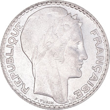 Moneta, Francja, Turin, 10 Francs, 1938, Paris, EF(40-45), Srebro, KM:878