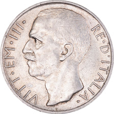 Moeda, Itália, Vittorio Emanuele III, 10 Lire, 1927, Rome, EF(40-45), Prata