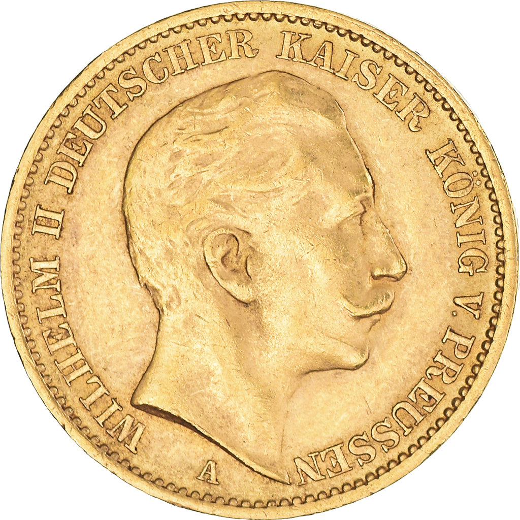 Monnaie, Etats allemands, PRUSSIA, Wilhelm II, 20 Mark, 1909, Berlin, TTB, Or