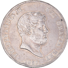 Coin, ITALIAN STATES, NAPLES, Ferdinando II, 120 Grana, 1857, VF(30-35), Silver